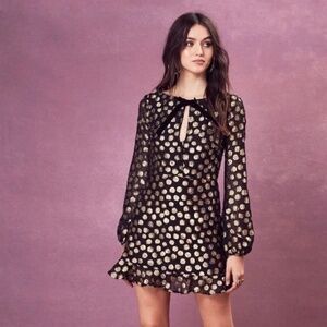 For Love & Lemons Lottie Bell Sleeve Dress